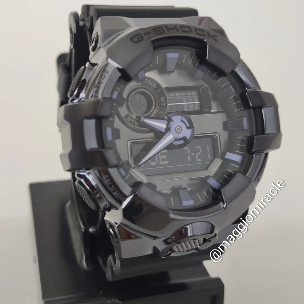Dark Elegance G-Shock King of G Steel Ion Plated Bezel